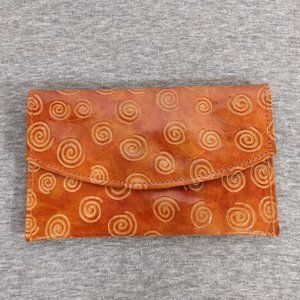 Cognac Flat Leather Wallet (new)